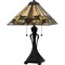Quoizel Tiffany Table Lamp Tiffany 2 Lights Matte Black. TF6153MBK - alternate 4
